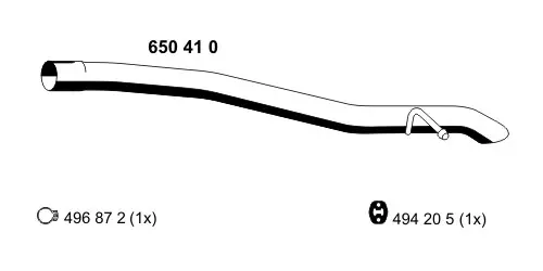 изпускателна тръба ERNST               