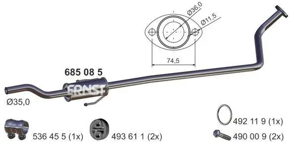 средно гърне ERNST               