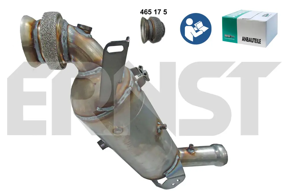 филтър за сажди-твърди частици, изпускателна система ERNST               