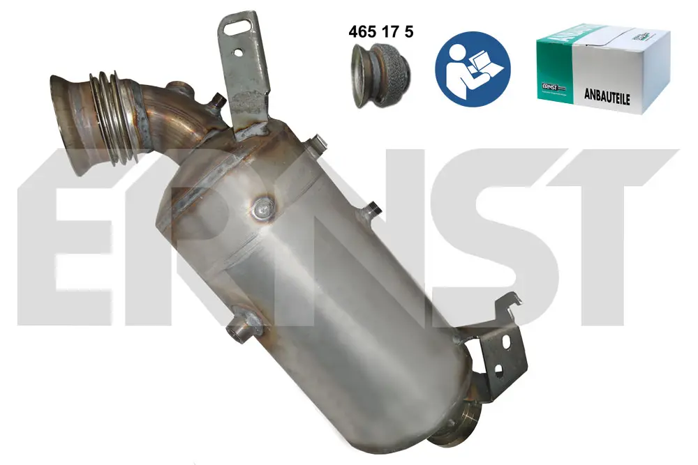 филтър за сажди-твърди частици, изпускателна система ERNST               