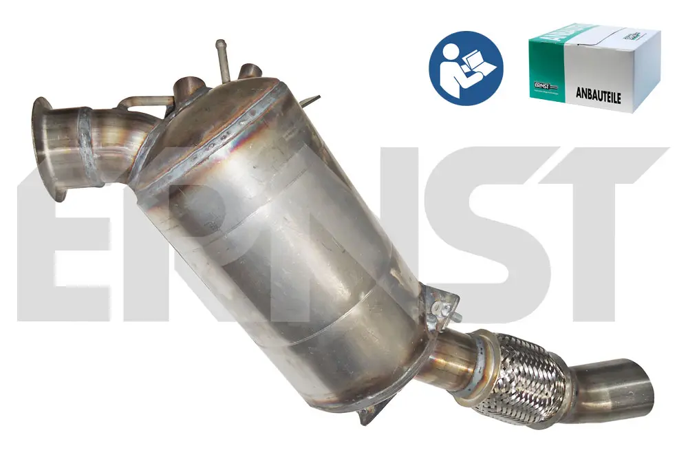 филтър за сажди-твърди частици, изпускателна система ERNST               