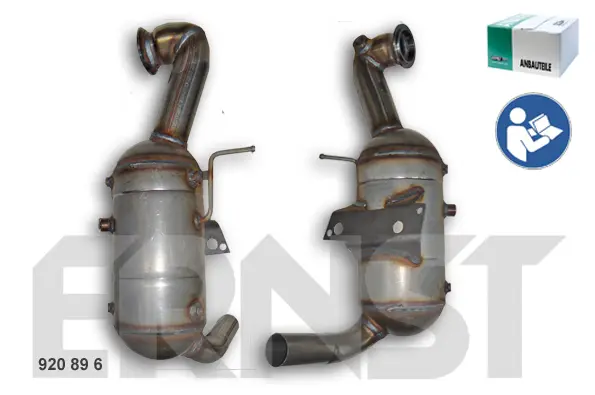 филтър за сажди-твърди частици, изпускателна система ERNST               