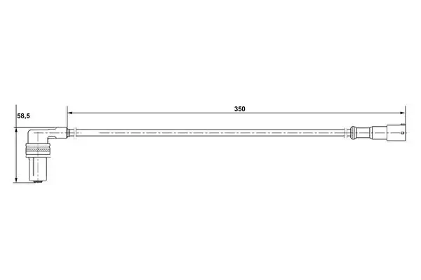 датчик, обороти на колелото BOSCH               