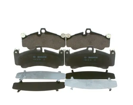 комплект спирачно феродо, дискови спирачки BOSCH               