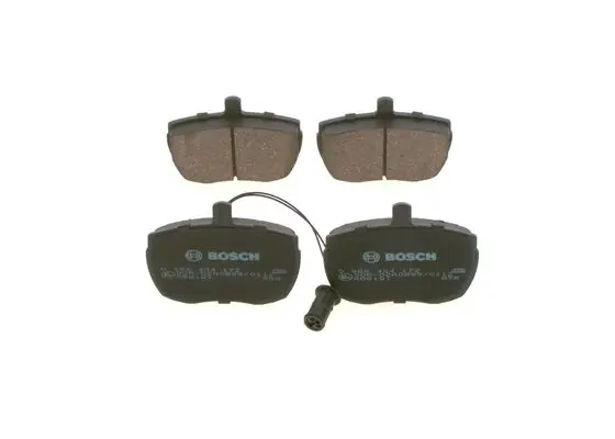 комплект спирачно феродо, дискови спирачки BOSCH               