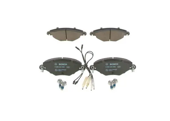комплект спирачно феродо, дискови спирачки BOSCH               