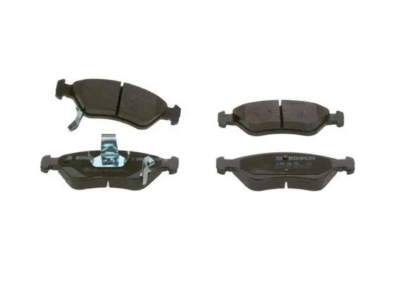комплект спирачно феродо, дискови спирачки BOSCH               