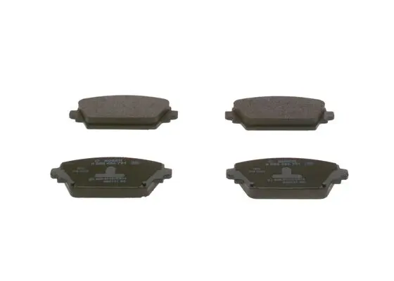 комплект спирачно феродо, дискови спирачки BOSCH               