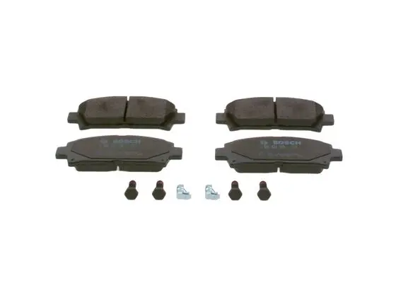комплект спирачно феродо, дискови спирачки BOSCH               