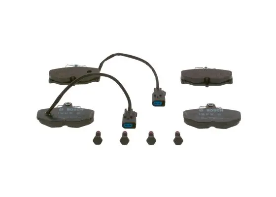 комплект спирачно феродо, дискови спирачки BOSCH               