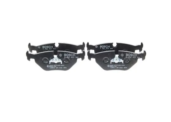 комплект спирачно феродо, дискови спирачки BOSCH               