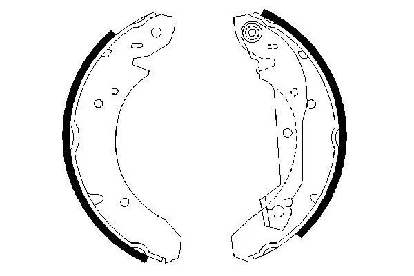комплект спирачна челюст BOSCH               