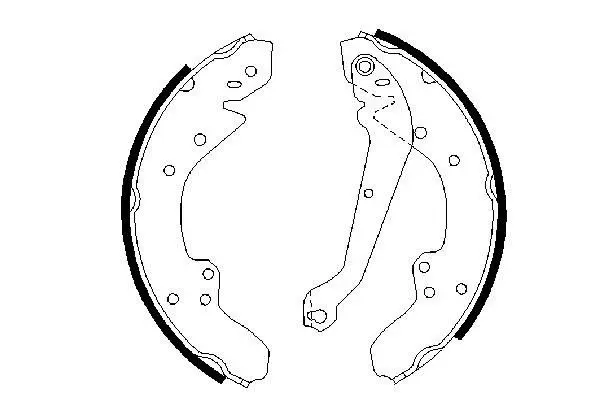 комплект спирачна челюст BOSCH               