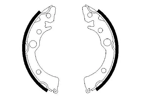 комплект спирачна челюст BOSCH               