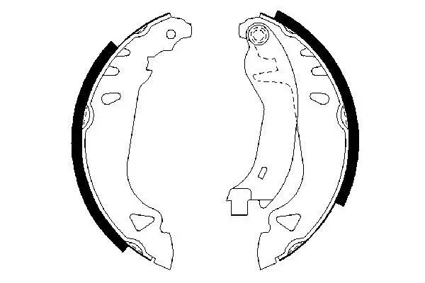 комплект спирачна челюст BOSCH               