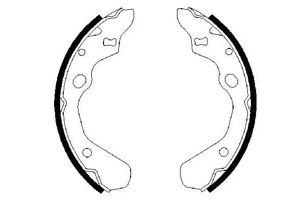 комплект спирачна челюст BOSCH               