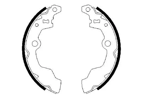 комплект спирачна челюст BOSCH               