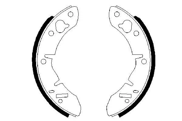 комплект спирачна челюст BOSCH               