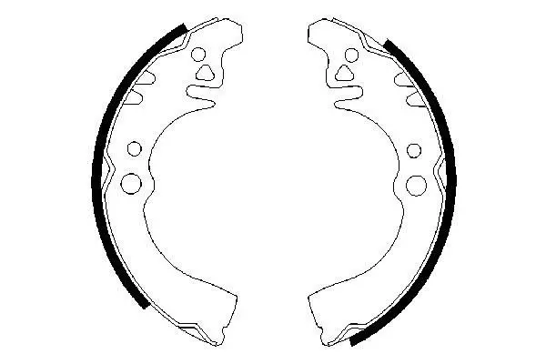 комплект спирачна челюст BOSCH               