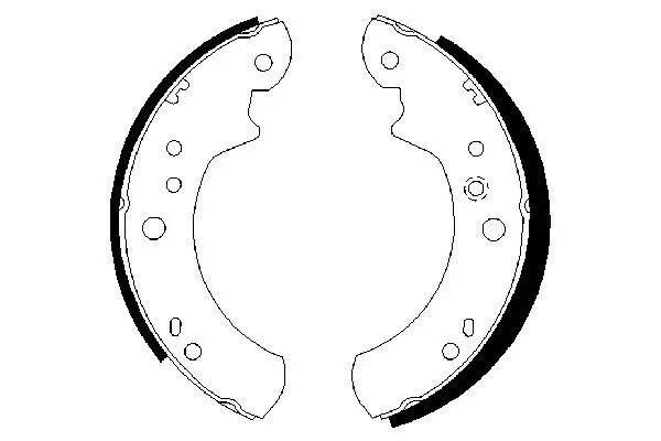 комплект спирачна челюст BOSCH               