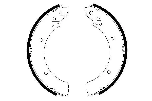 комплект спирачна челюст BOSCH               