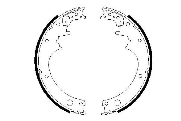 комплект спирачна челюст BOSCH               