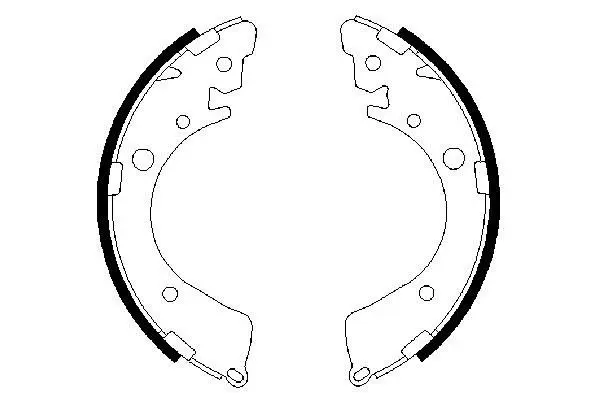 комплект спирачна челюст BOSCH               