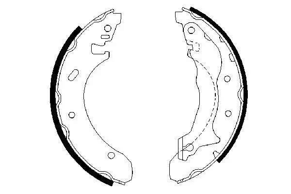 комплект спирачна челюст BOSCH               