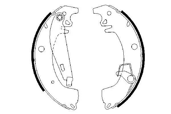 комплект спирачна челюст BOSCH               