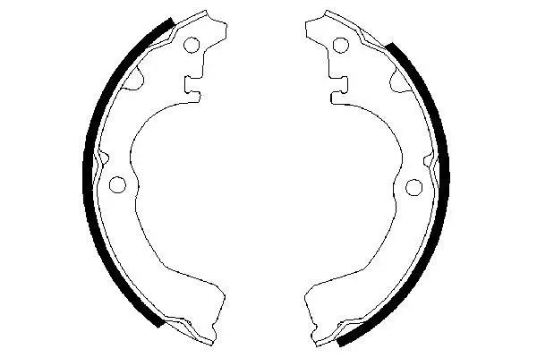 комплект спирачна челюст BOSCH               