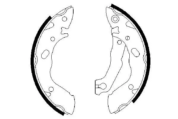 комплект спирачна челюст BOSCH               