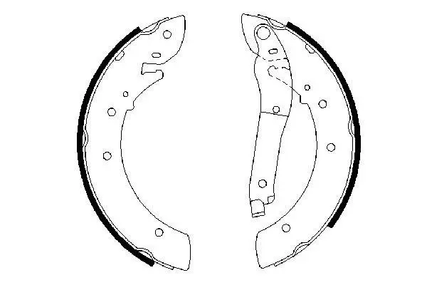 комплект спирачна челюст BOSCH               