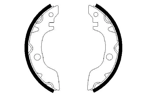 комплект спирачна челюст BOSCH               