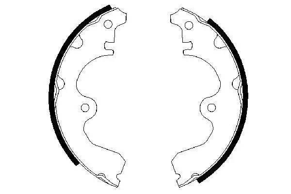 комплект спирачна челюст BOSCH               