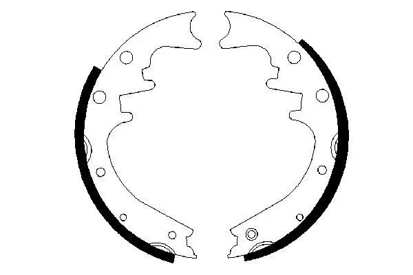 комплект спирачна челюст BOSCH               