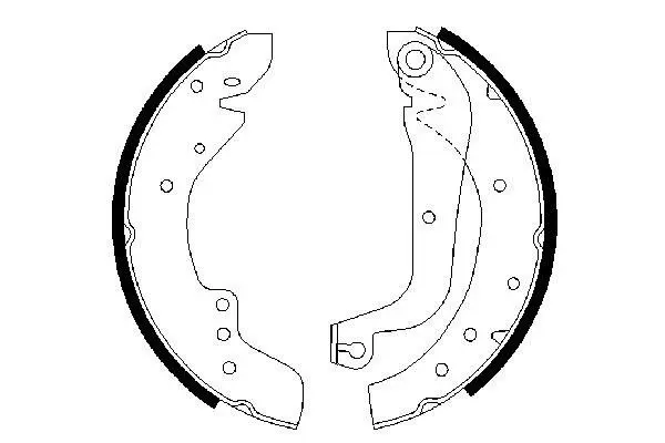 комплект спирачна челюст BOSCH               