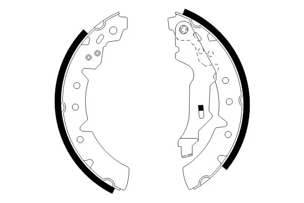 комплект спирачна челюст BOSCH               