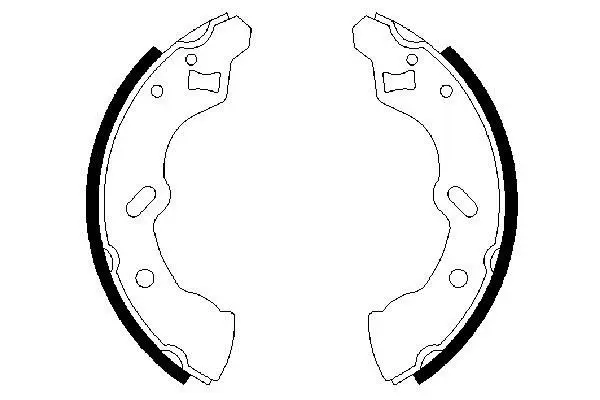 комплект спирачна челюст BOSCH               