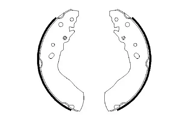 комплект спирачна челюст BOSCH               