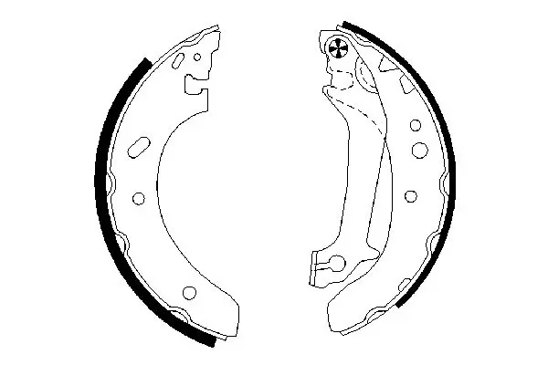 комплект спирачна челюст BOSCH               