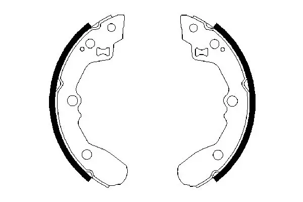 комплект спирачна челюст BOSCH               