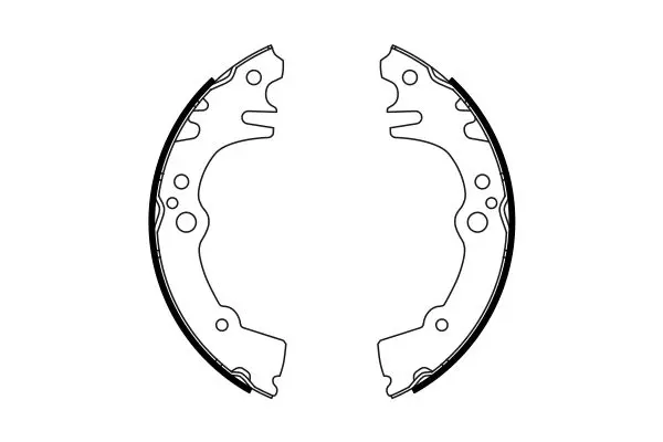 комплект спирачна челюст BOSCH               