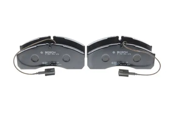 комплект спирачно феродо, дискови спирачки BOSCH               