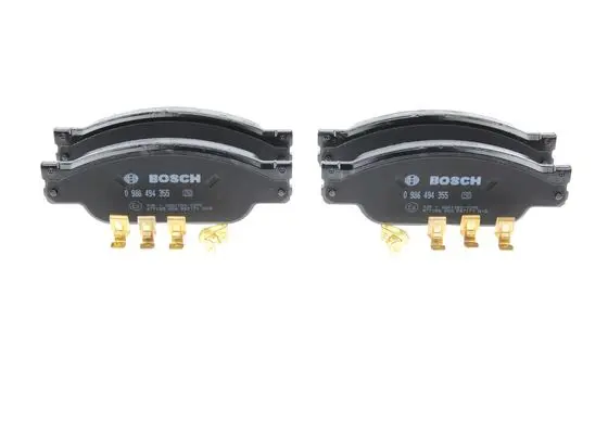 комплект спирачно феродо, дискови спирачки BOSCH               