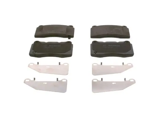 комплект спирачно феродо, дискови спирачки BOSCH               