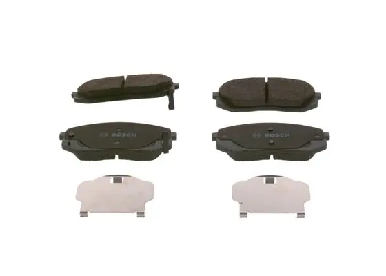 комплект спирачно феродо, дискови спирачки BOSCH               