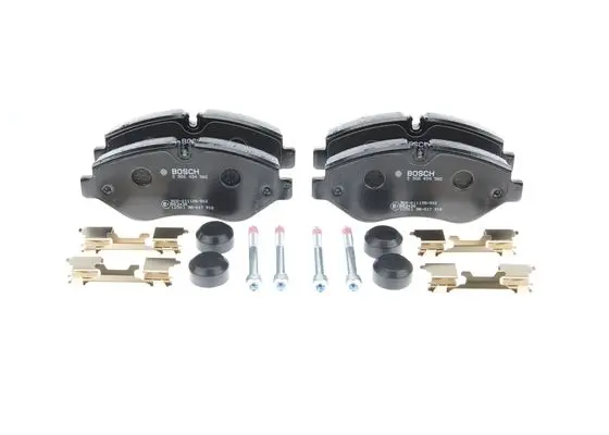комплект спирачно феродо, дискови спирачки BOSCH               
