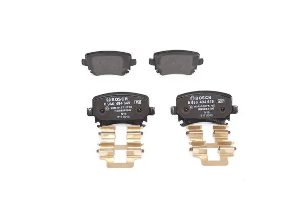 комплект спирачно феродо, дискови спирачки BOSCH               