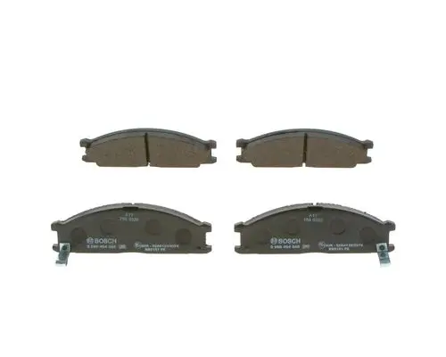 комплект спирачно феродо, дискови спирачки BOSCH               