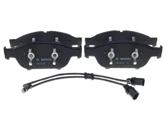 комплект спирачно феродо, дискови спирачки BOSCH               